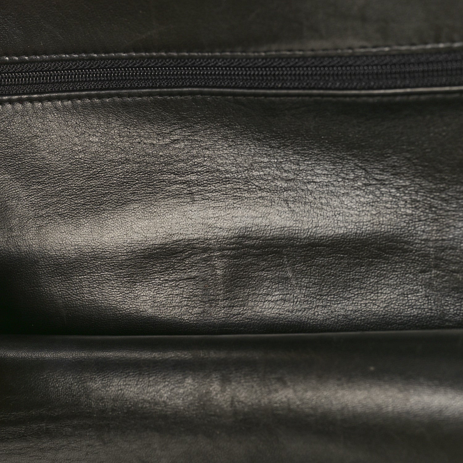 Chanel Lambskin Quilted Medium Double Flap Black 14 of 15