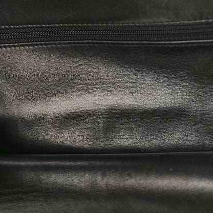 Chanel Lambskin Quilted Medium Double Flap Black 14 of 15