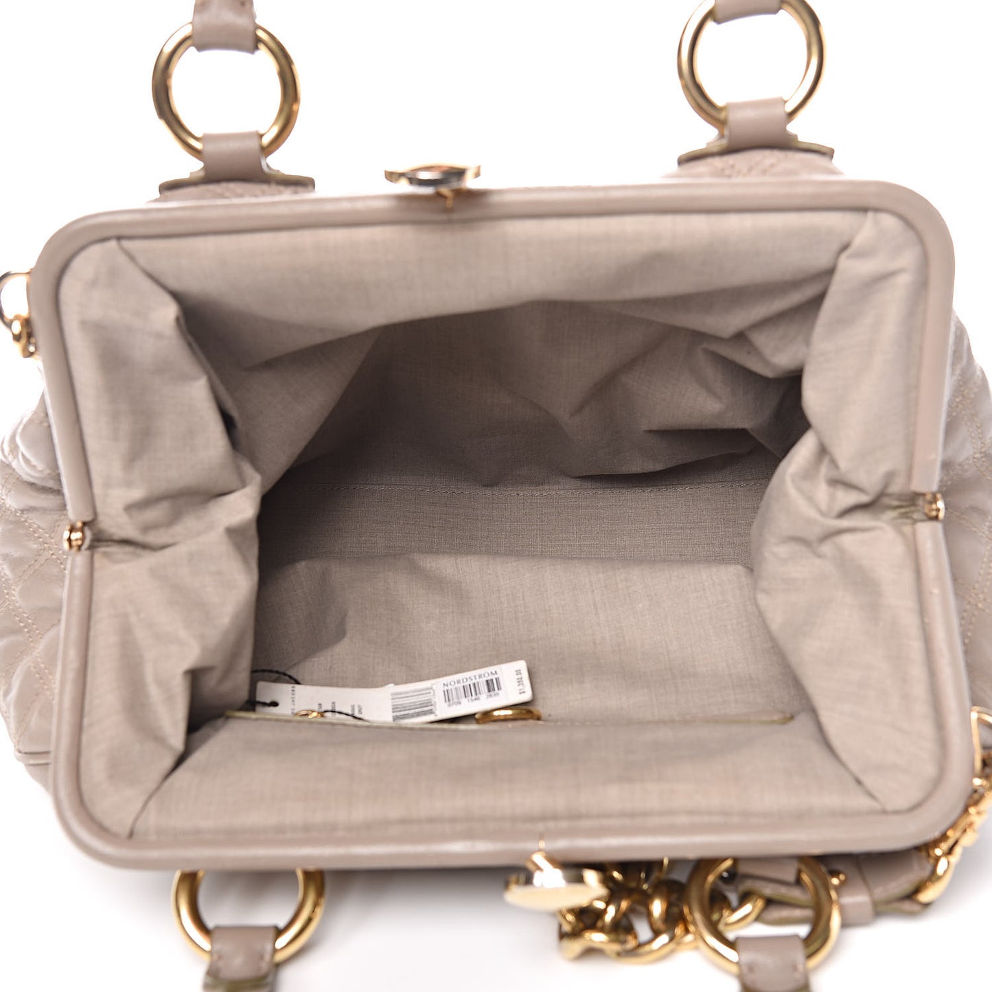 Coated Canvas Quilted Stam Blush