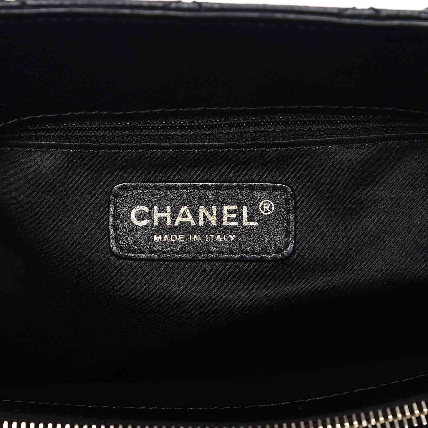 Chanel Caviar Quilted Grand Shopping Tote GST Black 6 of 14