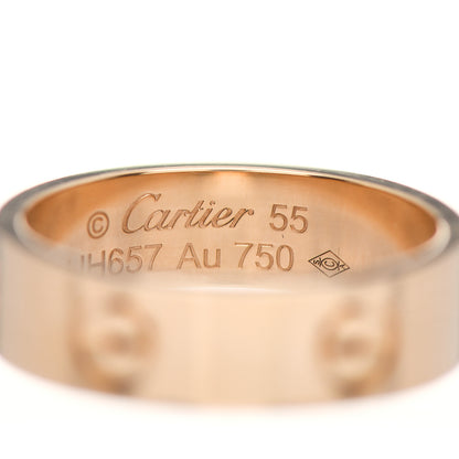 Cartier 18K Yellow Gold 5.5mm LOVE Ring 55 7.25 4 of 5