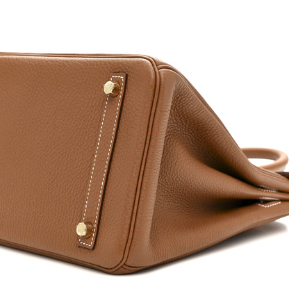 Hermes Togo Birkin 30 Gold 10 of 11