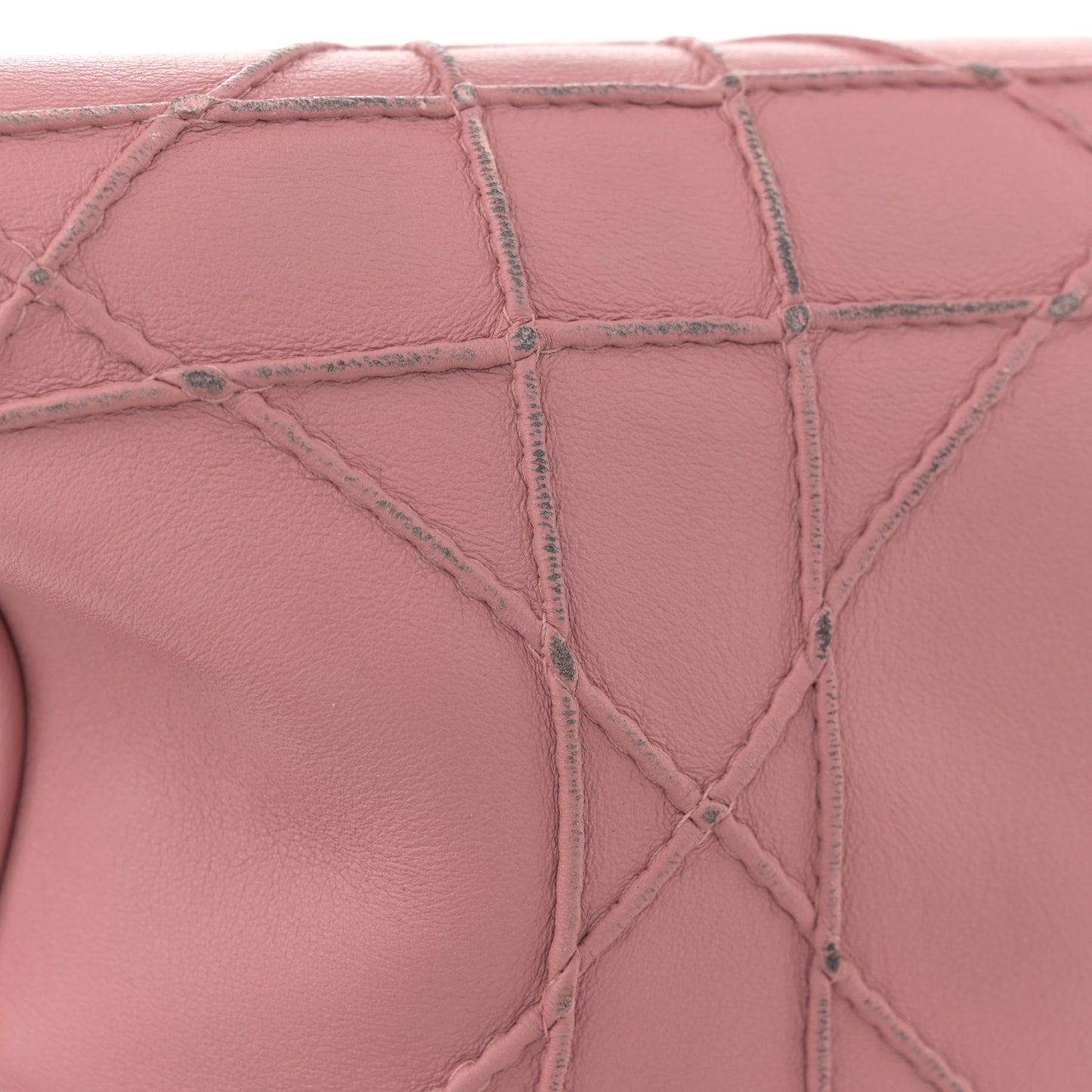 Lambskin Cannage Granville Polochon Light Pink