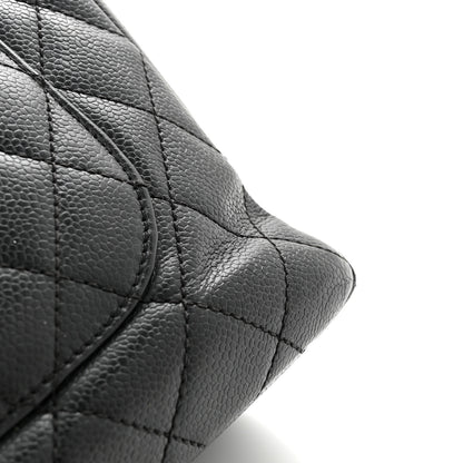 Chanel Caviar Quilted Petit Shopping Tote PST Black 14 of 14