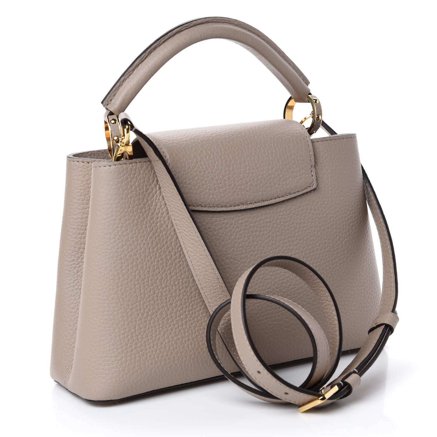 Louis Vuitton Taurillon Capucines BB Galet 4 of 10