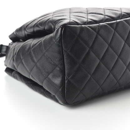 Chanel Caviar Quilted Small Chain Bucket Bag Black 6 of 11