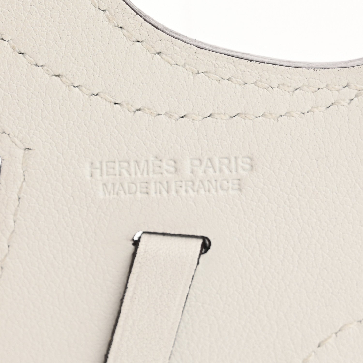 Hermes Swift Paddock Selle Horse Saddle Bag Charm Rose Sakura White 3 of 4