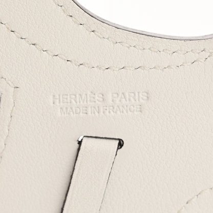 Hermes Swift Paddock Selle Horse Saddle Bag Charm Rose Sakura White 3 of 4