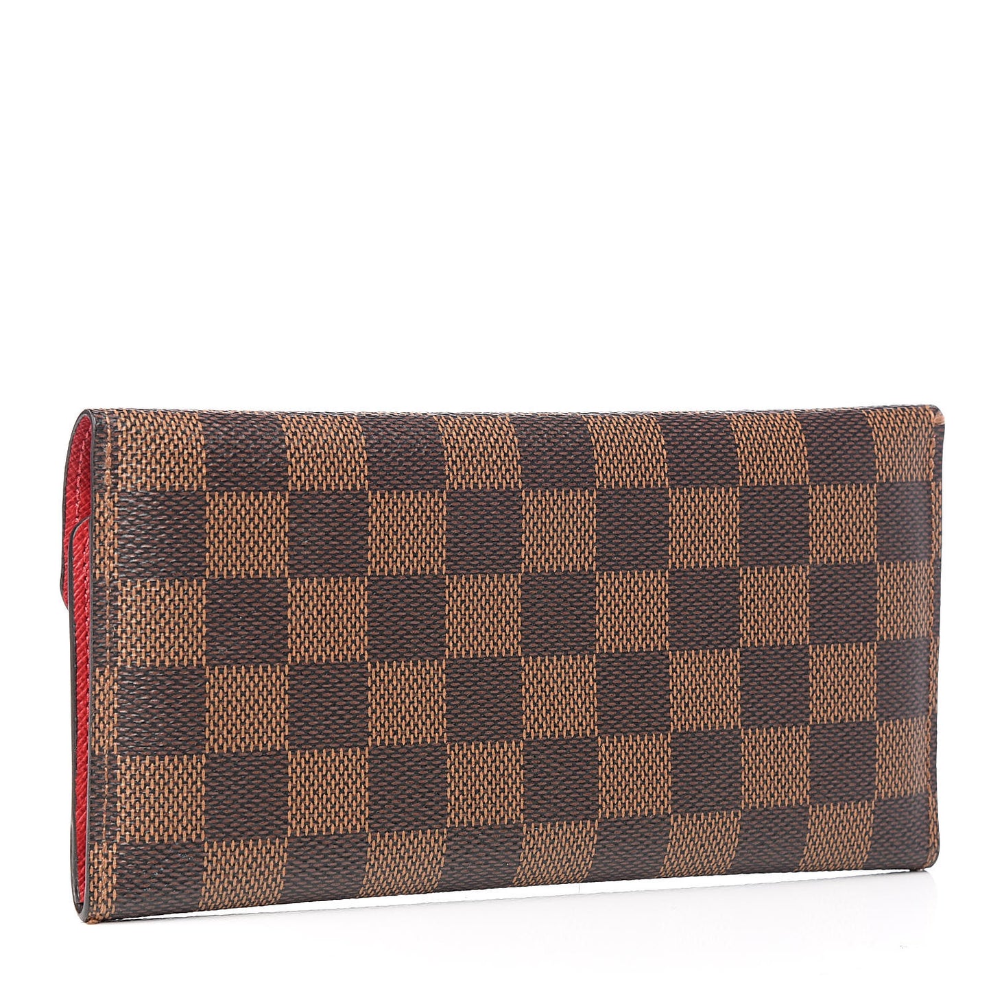 Damier Ebene Josephine Wallet Red