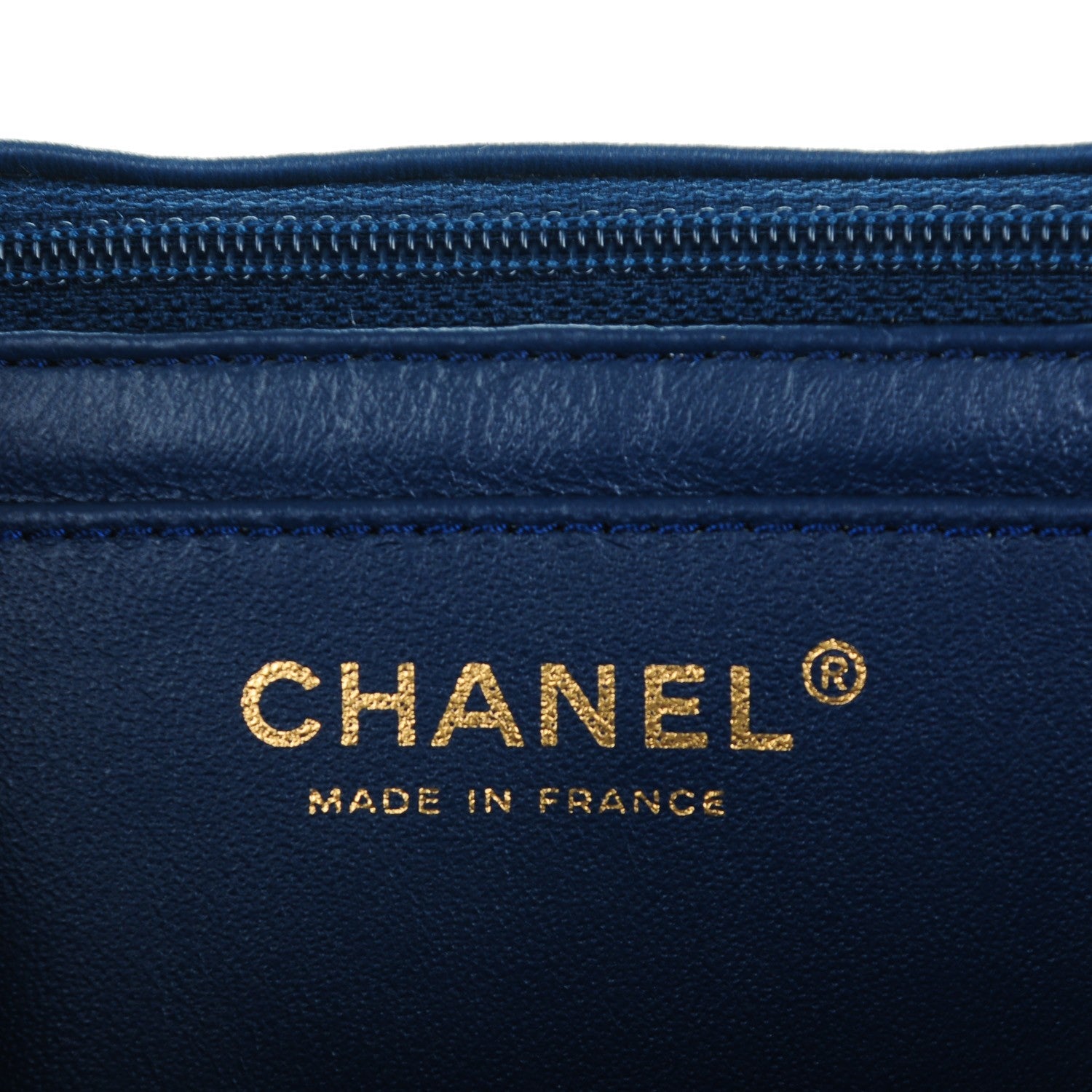 Chanel Lambskin Quilted Maxi Single Flap Dark Blue 6 of 8