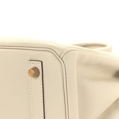 Hermes Epsom Birkin 30 Craie 12 of 12