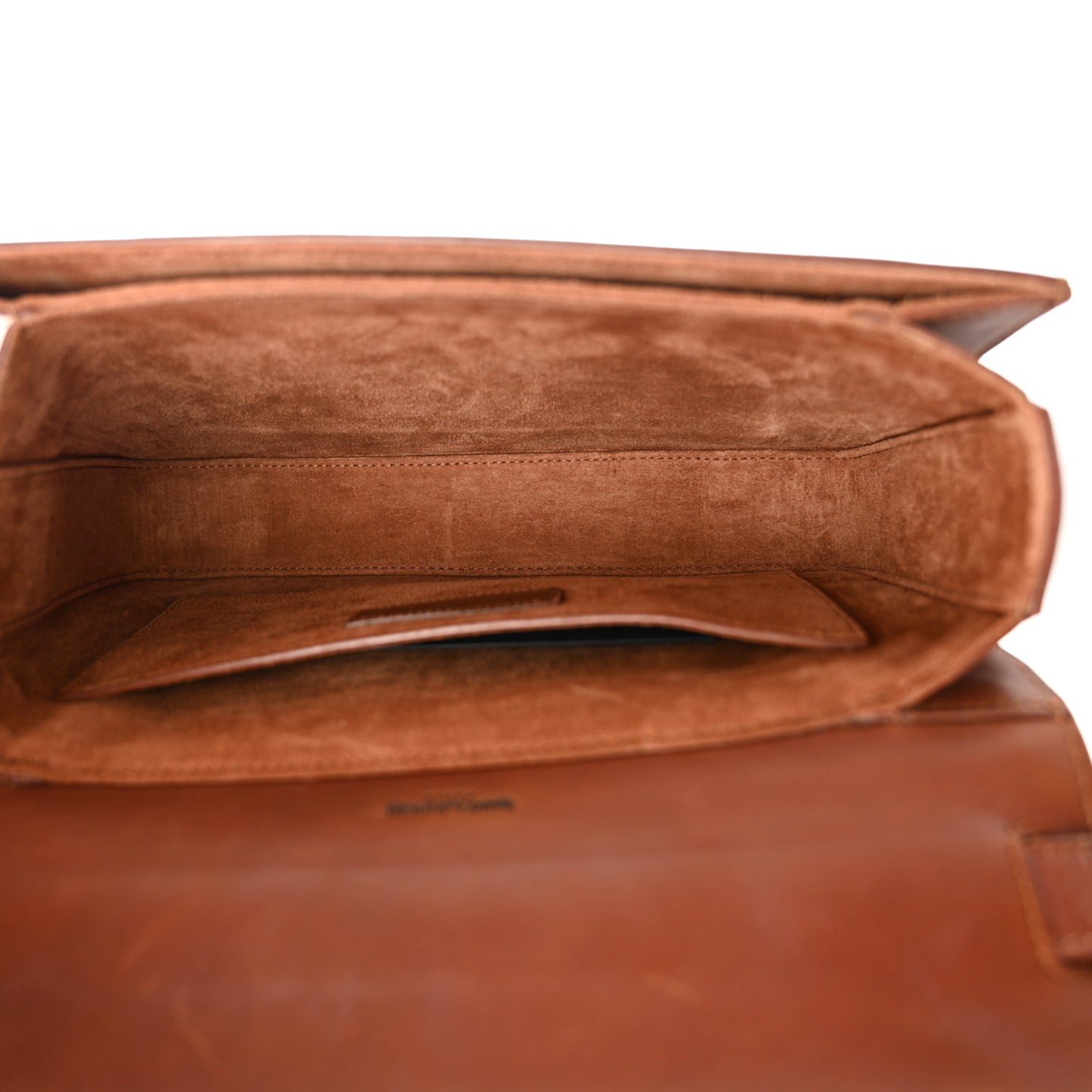 Linen Calfskin Medium Bellechasse Beige Cognac