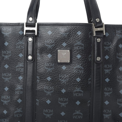 MCM Visetos Shopping Tote Black 8 of 16