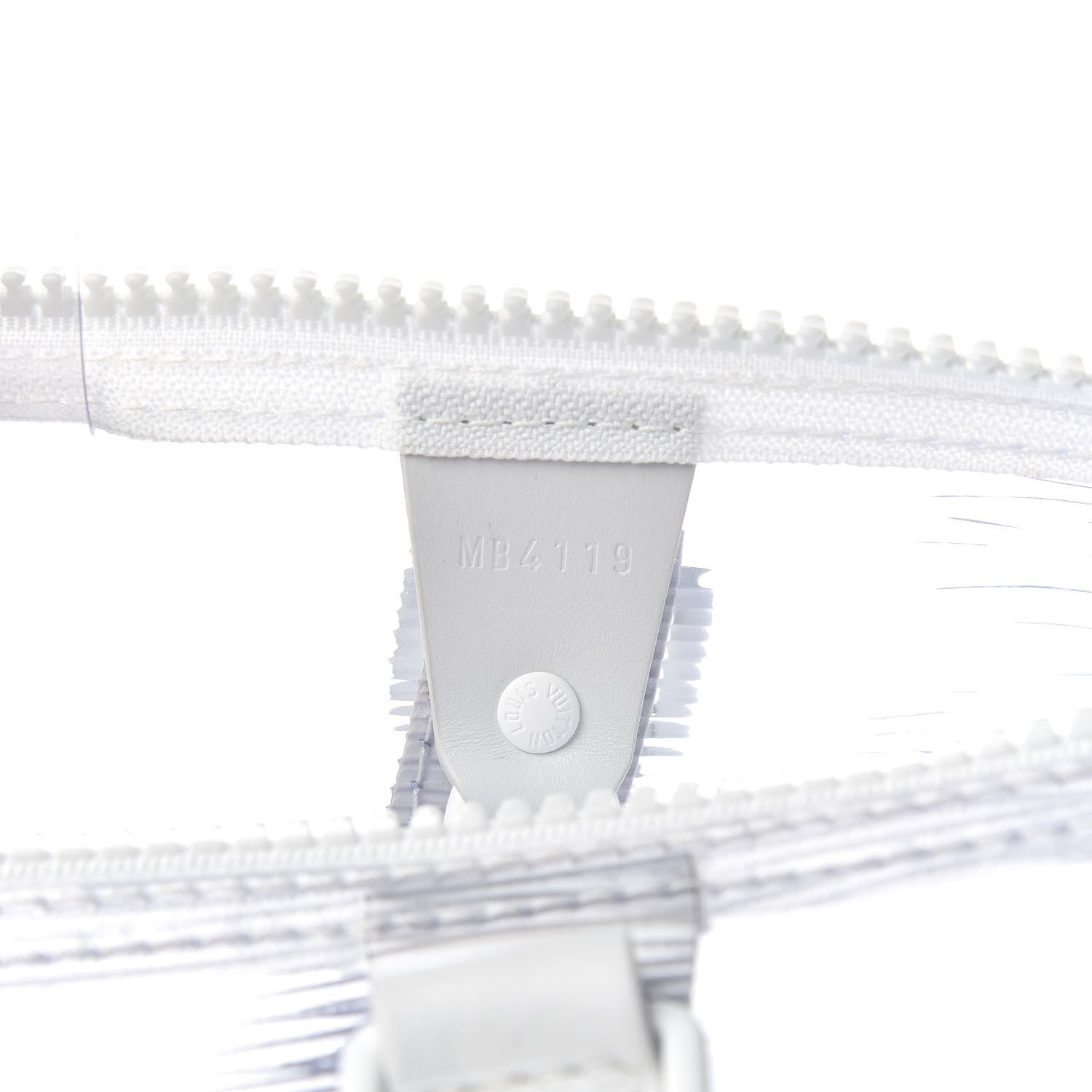 Louis Vuitton PVC Epi Embossed Wavy Keepall Bandouliere 50 White 5 of 10