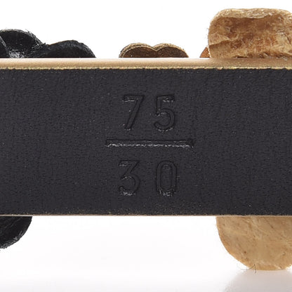 Chanel Metallic Lambskin CC Belt 75 30 Gold 6 of 8