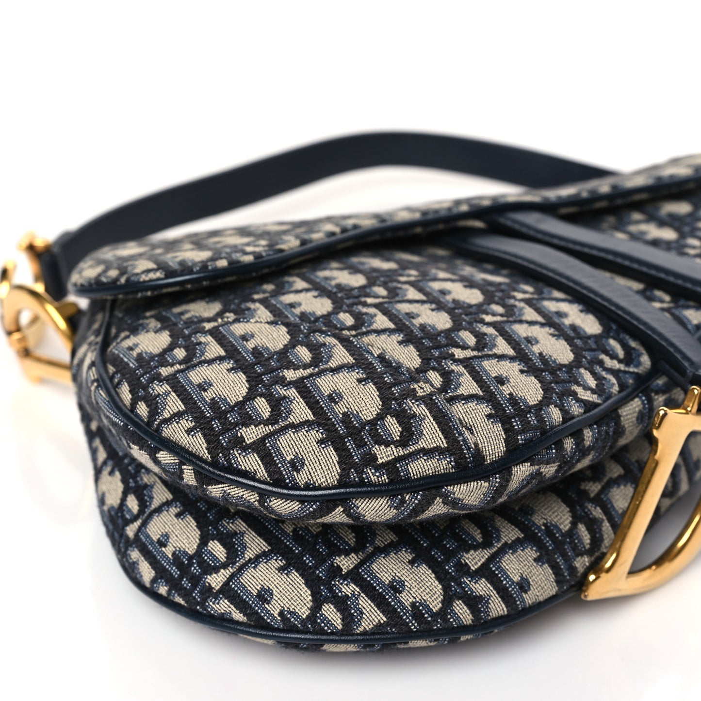 Oblique Saddle Bag Blue