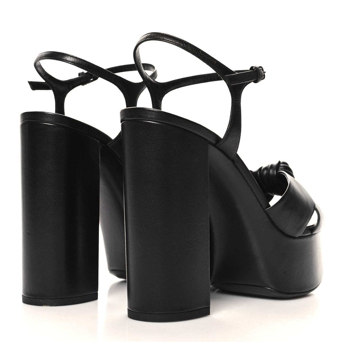 Vendome Bianca 85 Platform Sandals 39.5 Black