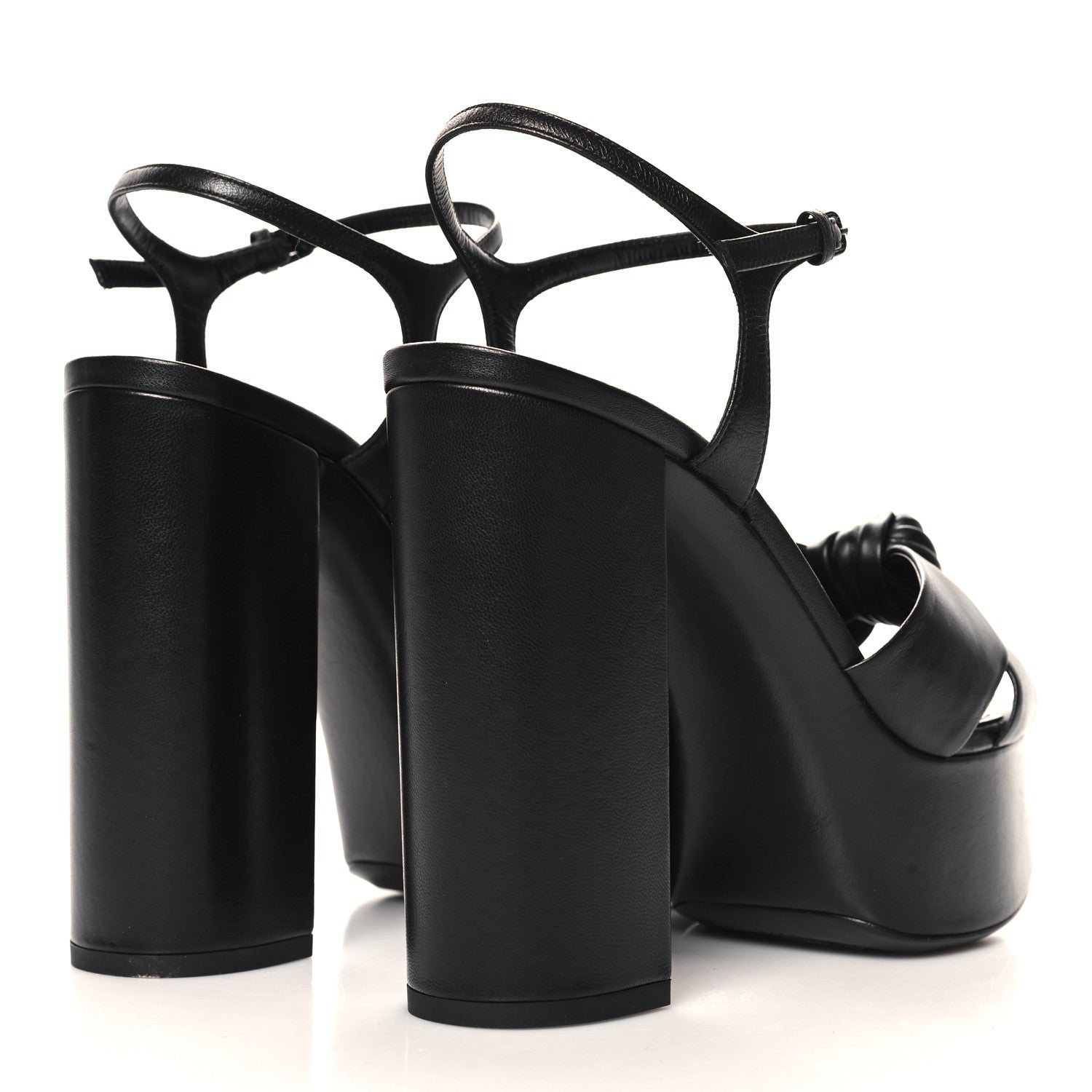 Saint Laurent Vendome Bianca 85 Platform Sandals 39.5 Black 5 of 10