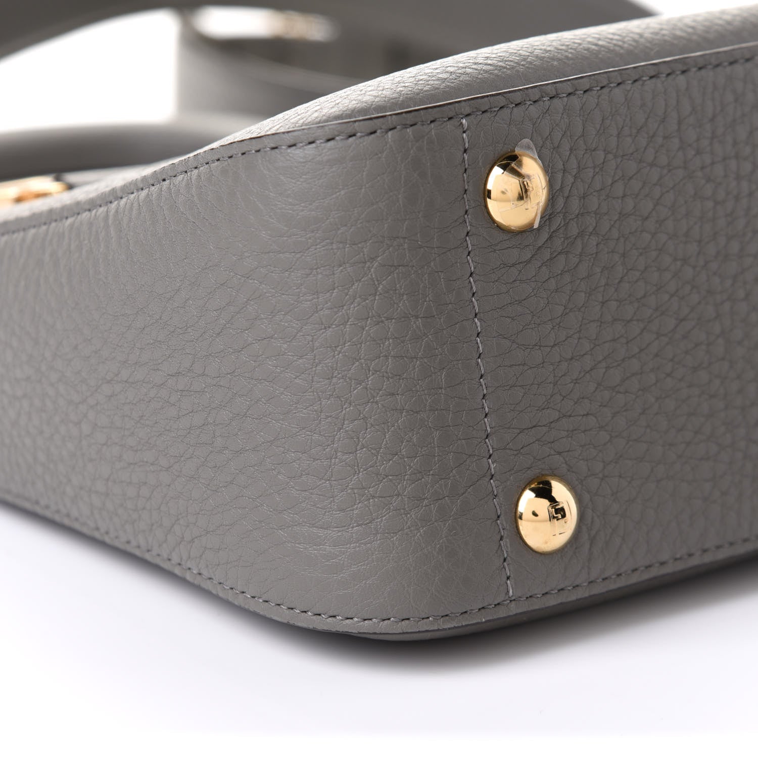 Fendi Cuoio Romano Selleria Mini FF Tote Moon 12 of 13