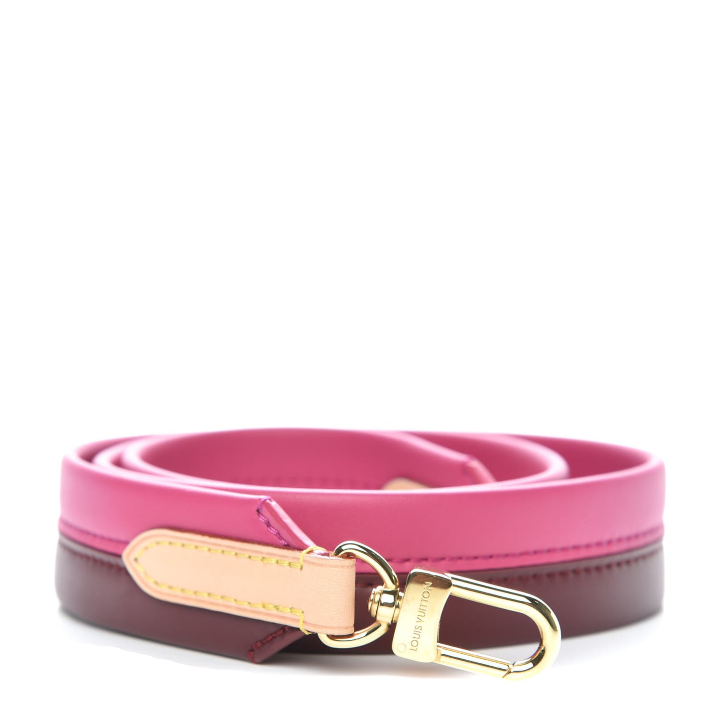 Calfskin Cluny BB Shoulder Strap Bordeaux Fuchsia