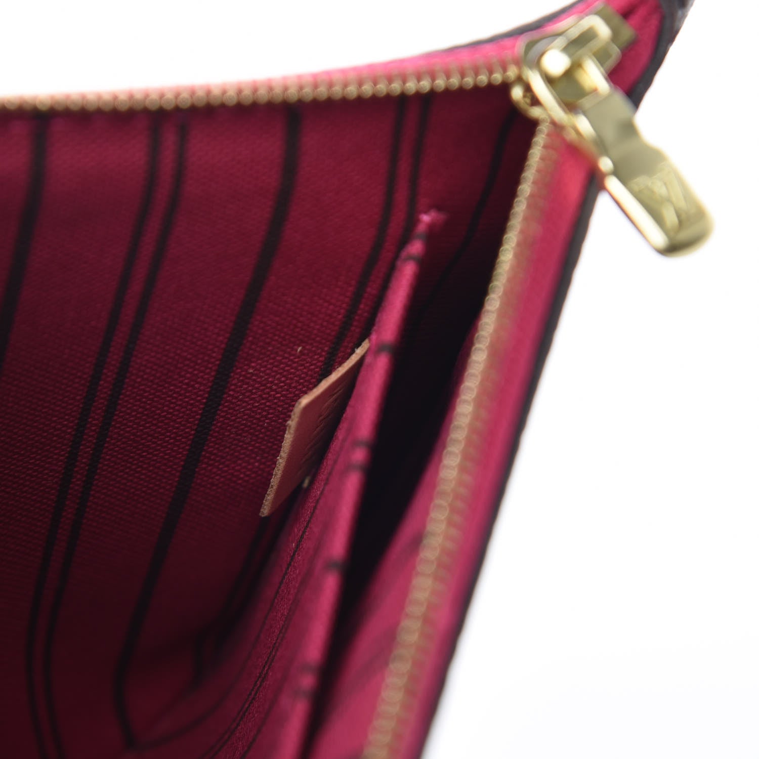 Louis Vuitton Monogram Neverfull MM GM Pochette Pivoine 7 of 9