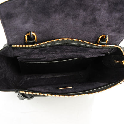 Celine Grained Calfskin Micro Belt Bag Black 5 of 7