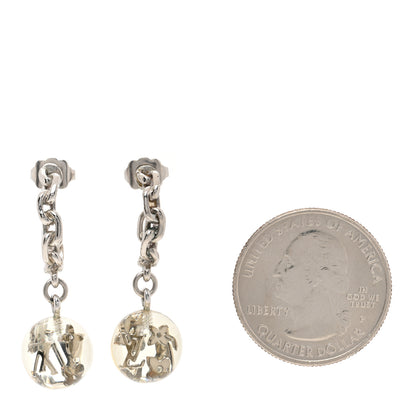 Louis Vuitton Resin Bubbles Inclusion Earrings Transparent 2 of 3
