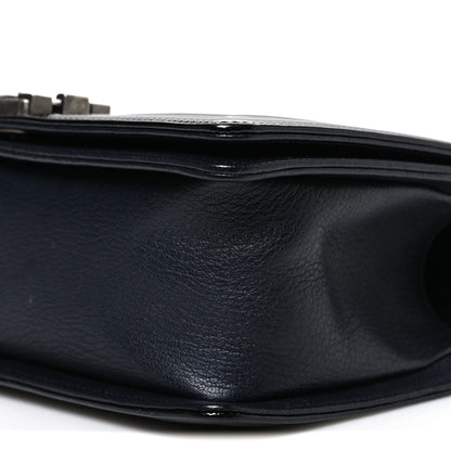 Chanel Goatskin Quilted Patent Medium Duo Boy Flap Black 10 of 10