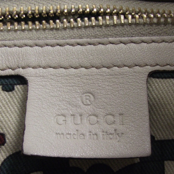 Guccissima Peggy Bamboo Top Handle Bag Ivory