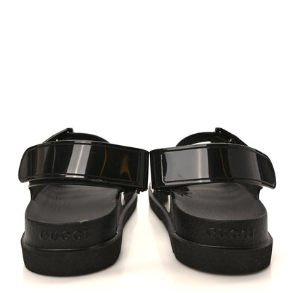 Gucci Rubber Mini Double G Womens Isla Dad Sandals 37 Black 5 of 8