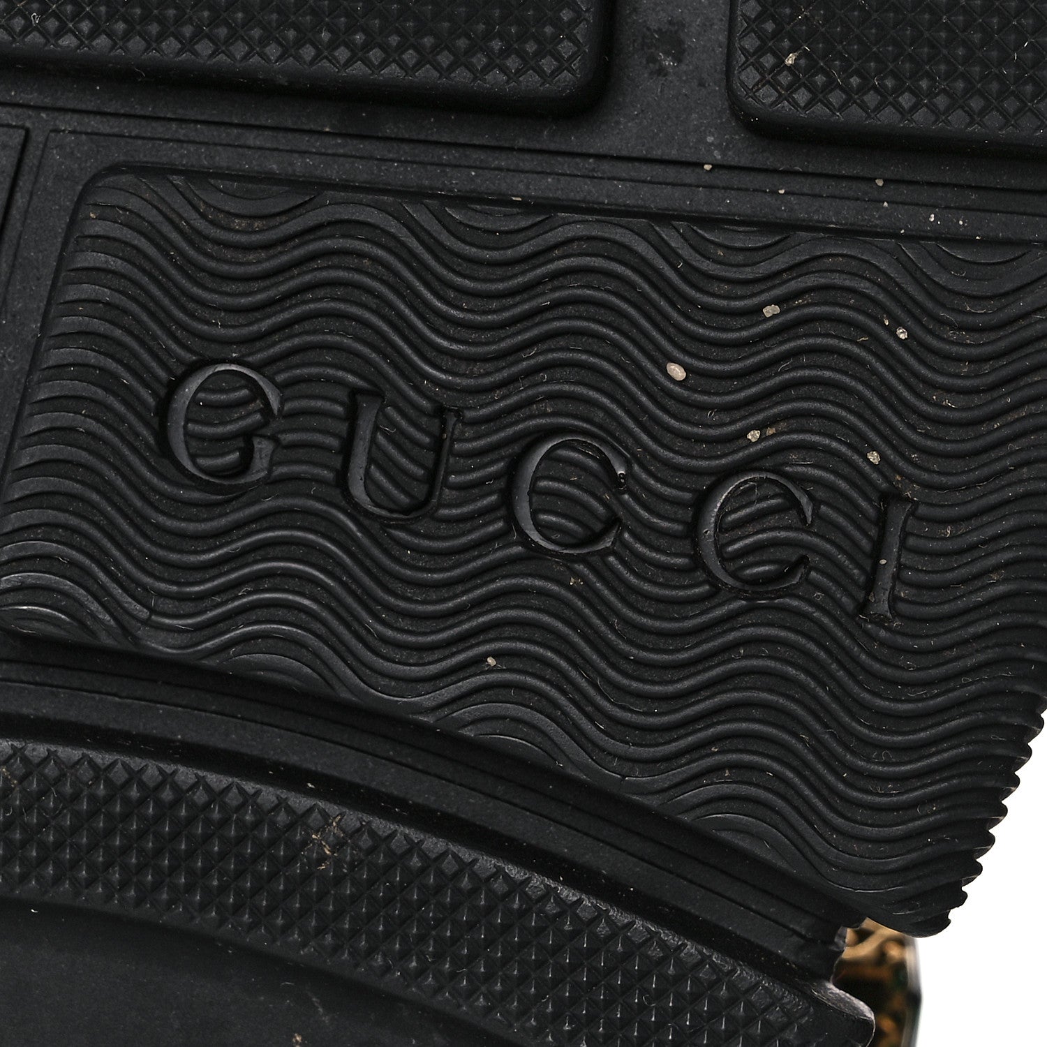 Gucci X SEGA Mesh Suede Calfskin Removable Crystals Womens Flashtrek Sneakers 39 Black Silver 6 of 8