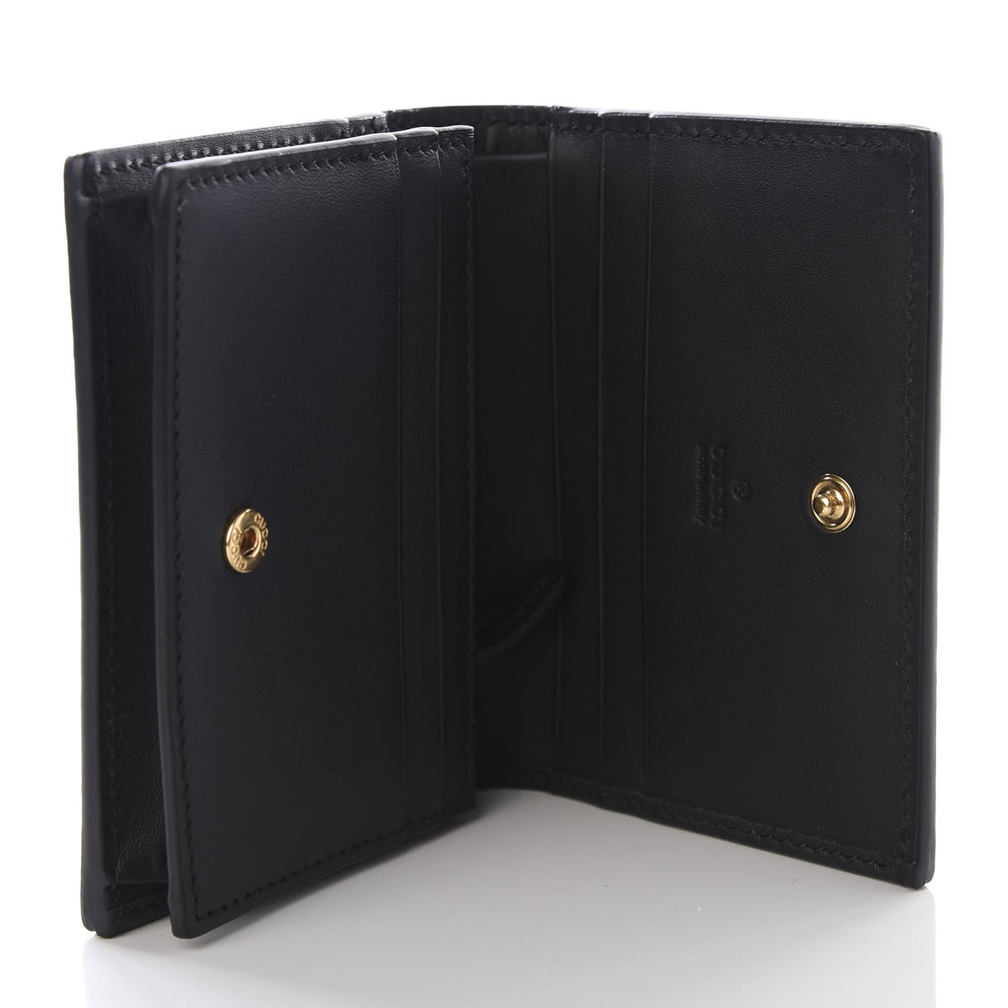 GG Supreme Monogram Bee Print Card Case