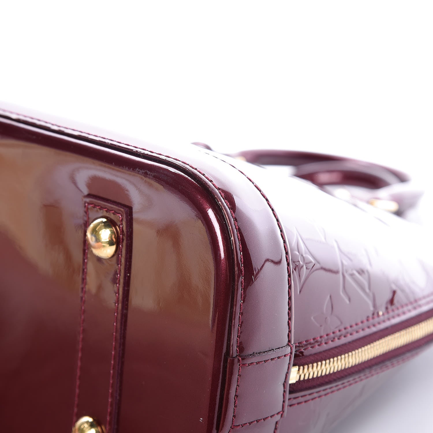 Louis Vuitton Vernis Alma PM Rouge Fauviste 9 of 12