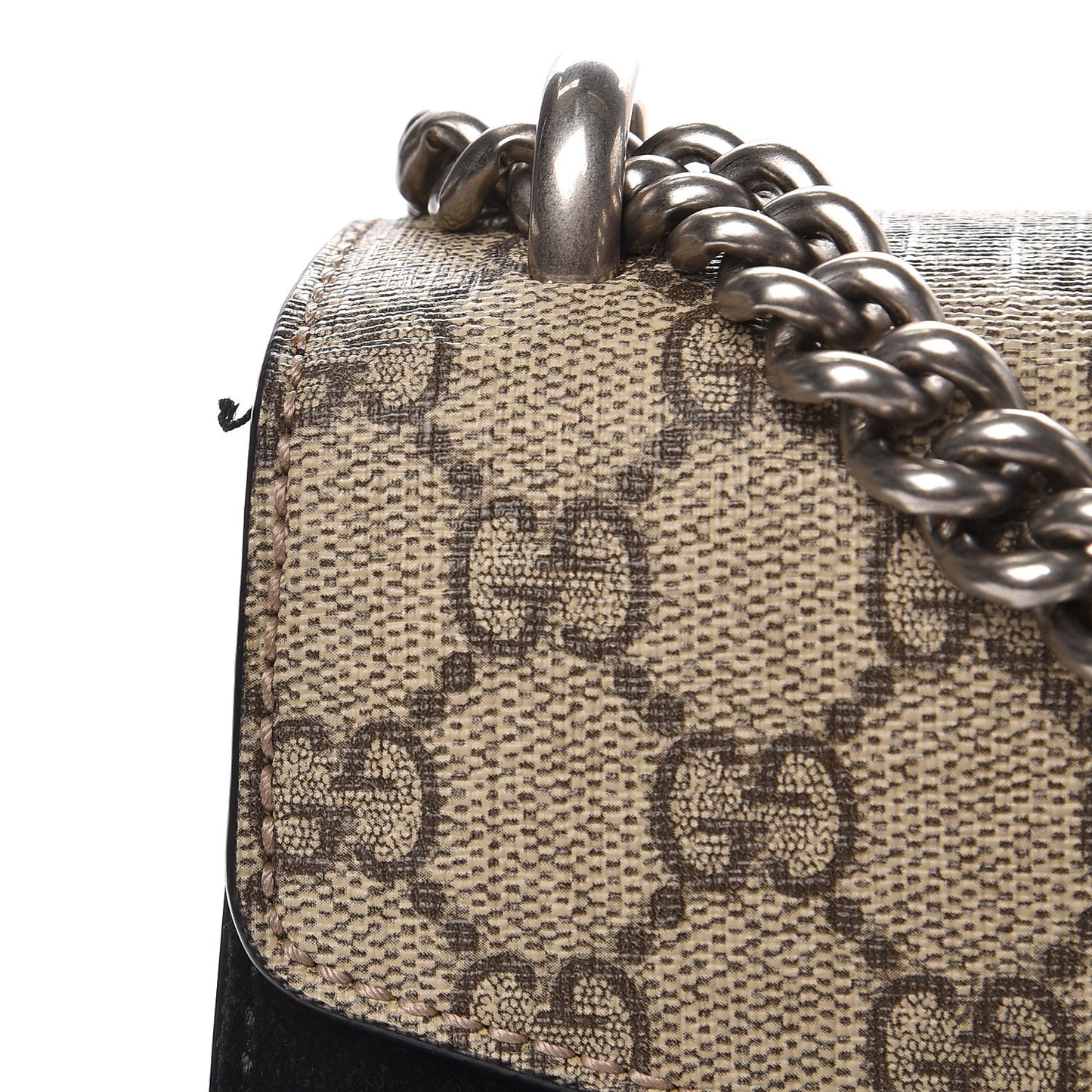 GG Supreme Monogram Mini Dionysus Shoulder Bag Black