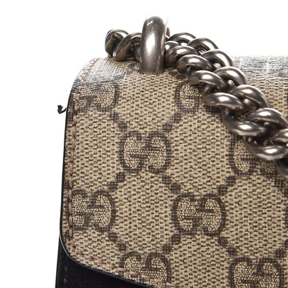 Gucci GG Supreme Monogram Mini Dionysus Shoulder Bag Black 9 of 11