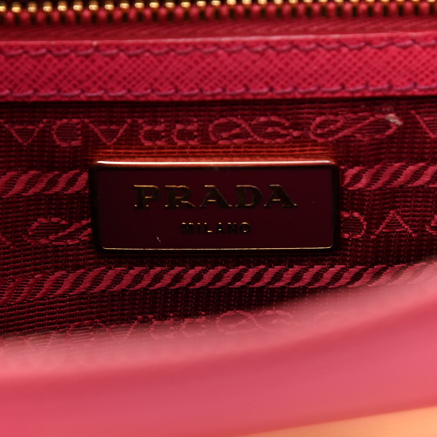 Saffiano Small Galleria Double Zip Tote Peonia