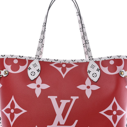 Louis Vuitton Monogram Giant Neverfull MM Rouge 11 of 11