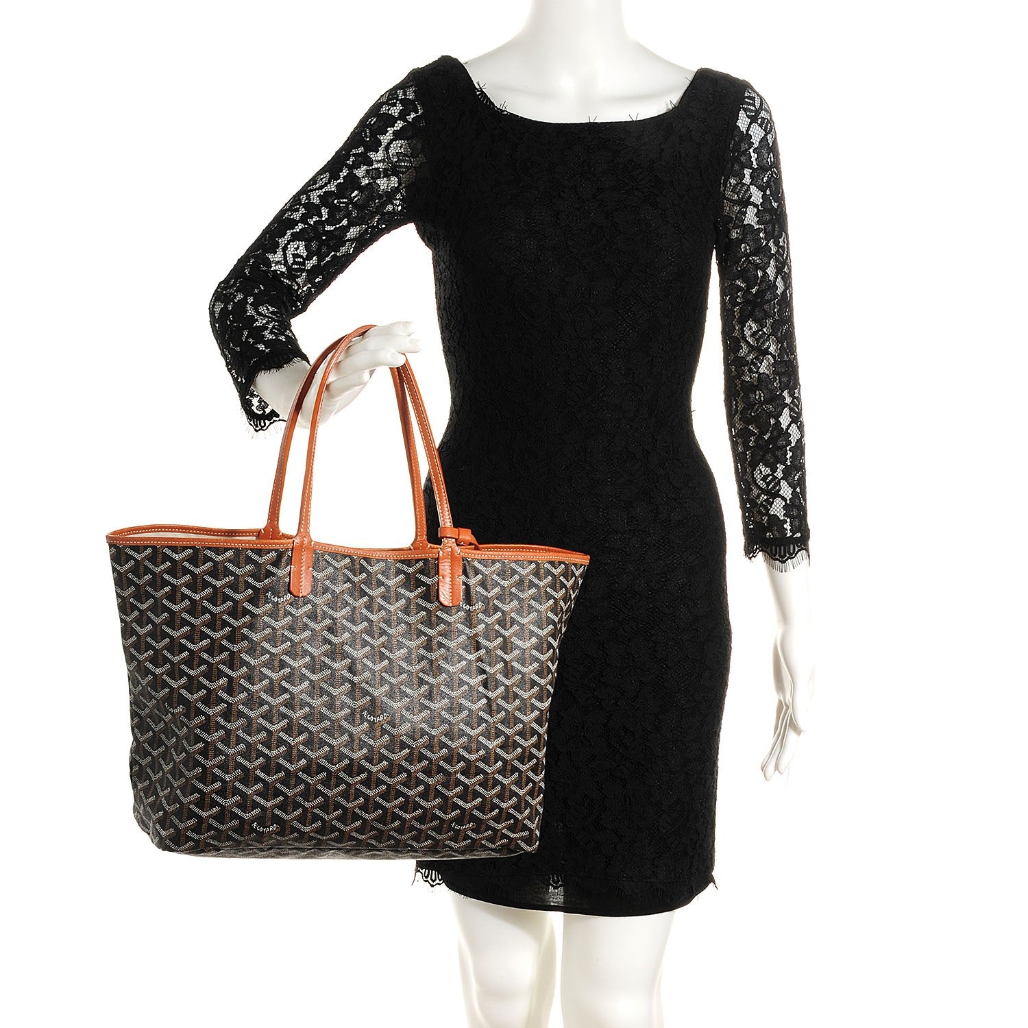 Goyard Goyardine Saint Louis PM Black Gold 2 of 9