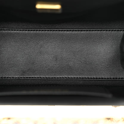 Chanel Lambskin Quilted CC Kisslock Clutch Black 11 of 11
