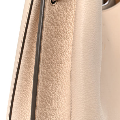 MCM Grained Calfskin Large Milla Hobo Natural 15 of 19