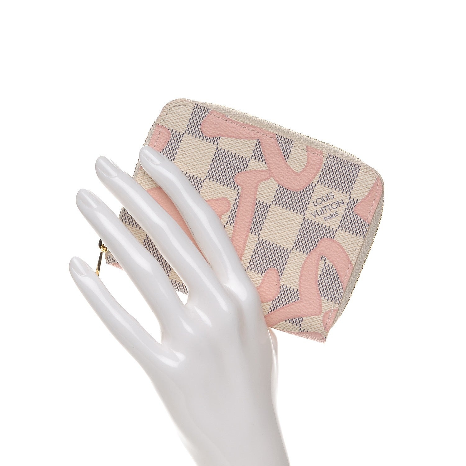 Louis Vuitton Damier Azur Tahitienne Zippy Coin Purse 2 of 8