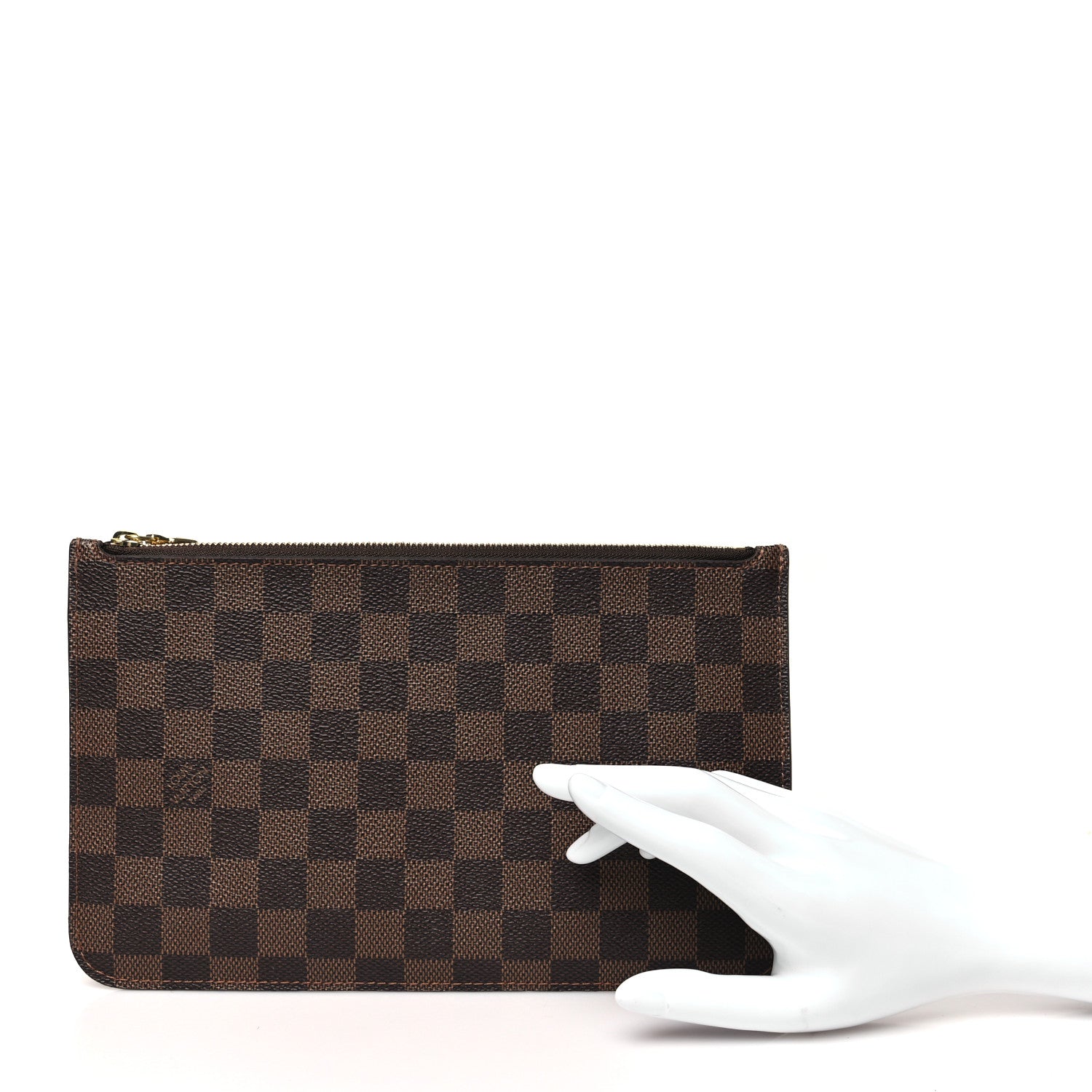 Louis Vuitton Damier Ebene Neverfull MM GM Pochette 2 of 7