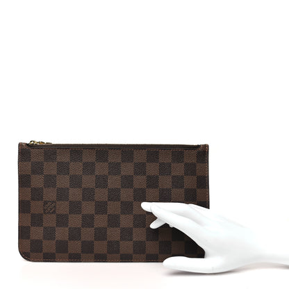 Louis Vuitton Damier Ebene Neverfull MM GM Pochette 2 of 7