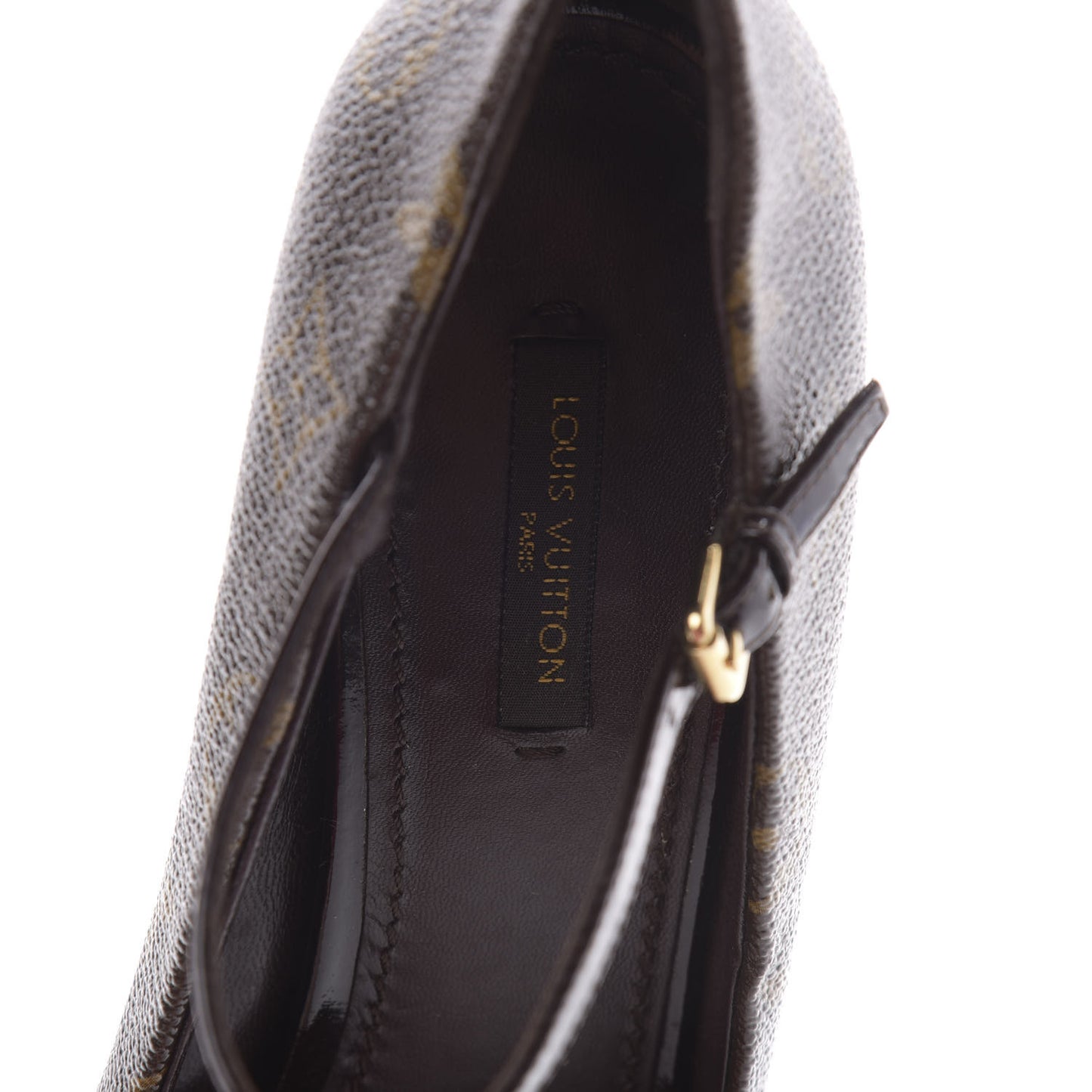 Patent Monogram Fetish Vanity Platform Pumps 40