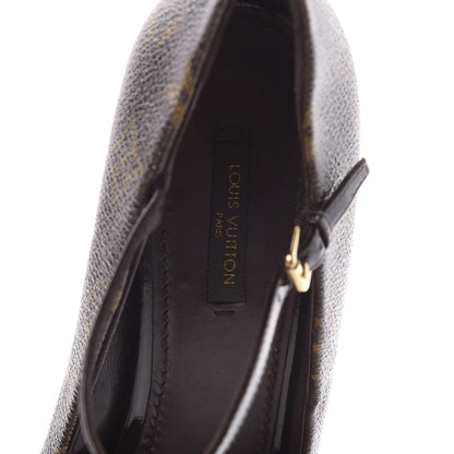 Louis Vuitton Patent Monogram Fetish Vanity Platform Pumps 40 7 of 9