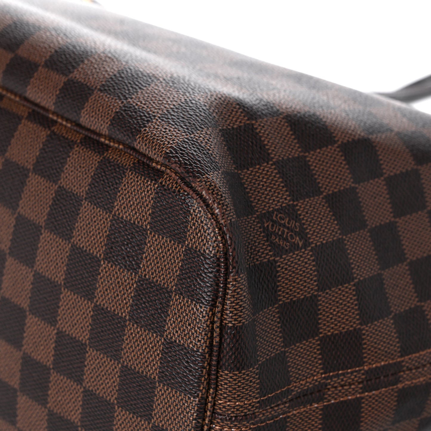 Damier Ebene Neo Neverfull MM Rose Ballerine