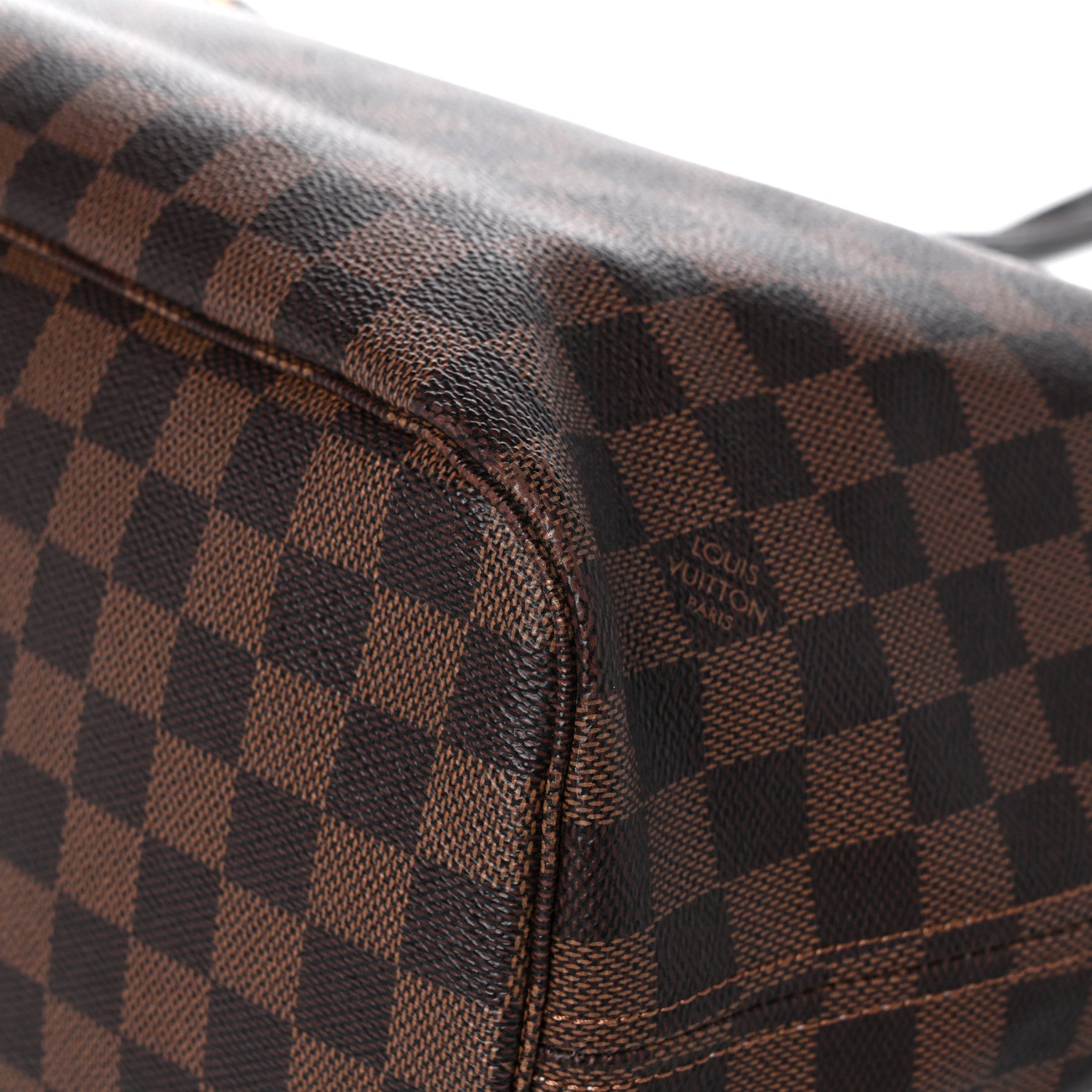 Louis Vuitton Damier Ebene Neo Neverfull MM Rose Ballerine 10 of 23