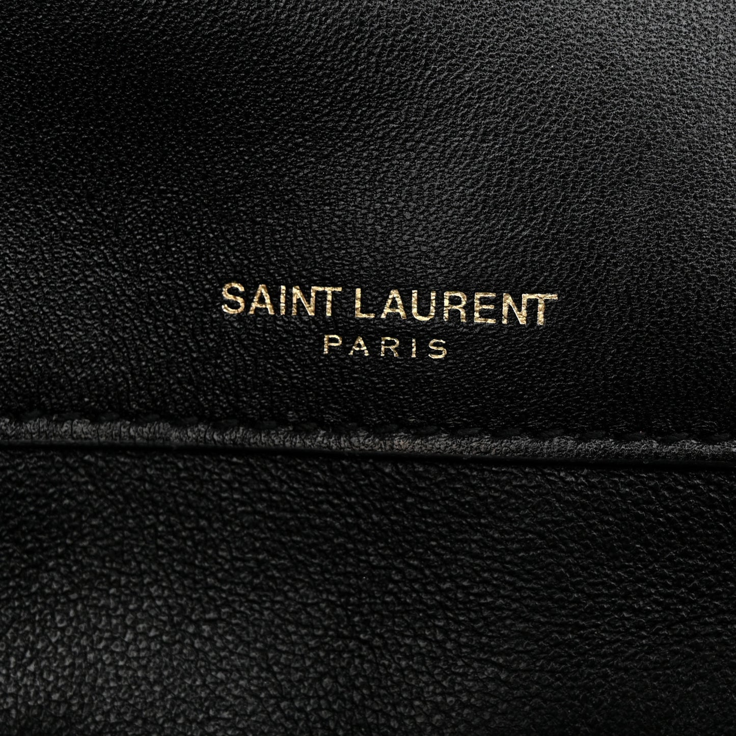 Patent Matelasse Monogram Large Vicky Chain Bag Black