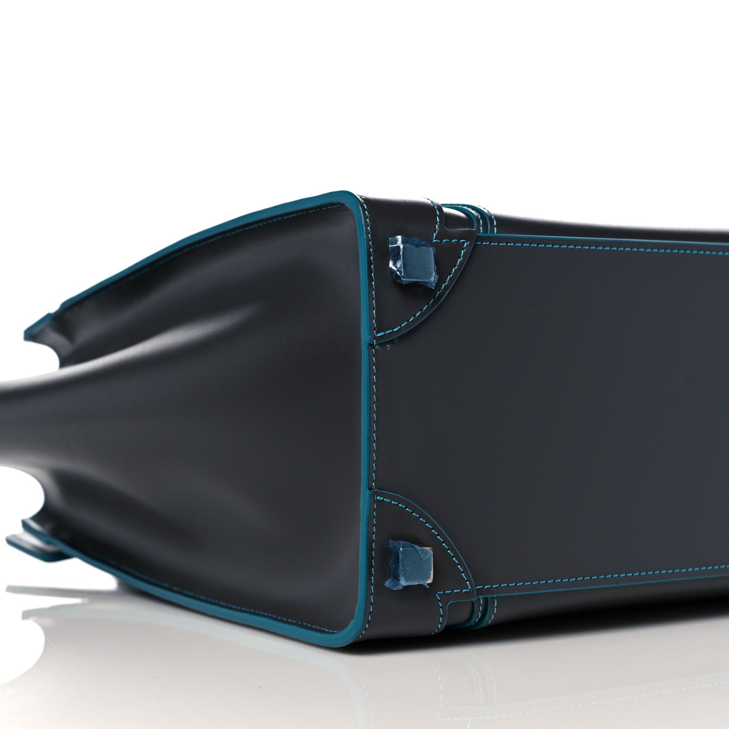 Celine Satin Debossed Calfskin Micro Luggage Anthracite 7 of 14