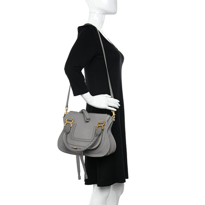 Chloe Calfskin Small Marcie Satchel Cashmere Grey 2 of 16